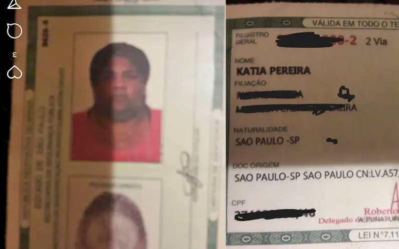 Gabriela compartilhou sem suas redes sociais o suposto RG - Foto: reprodução Redes Sociais 